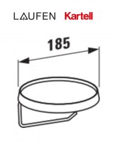 MEDIDAS PORTARROLLOS CON REPISA KARTELL LAUFEN